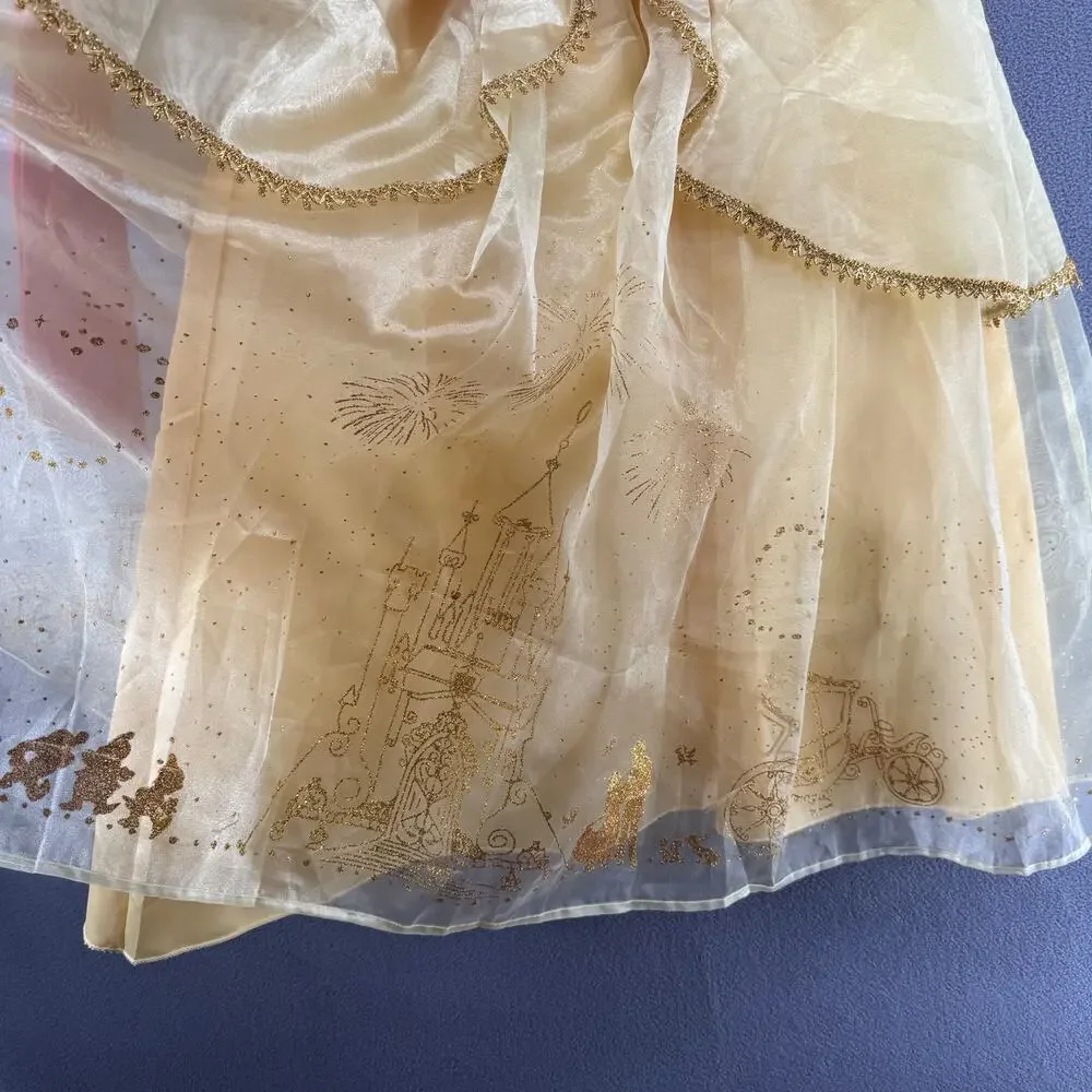 Snow White Princess Costume Cosplay Dress Girls Kids 8/10? No Brand or Size Tag